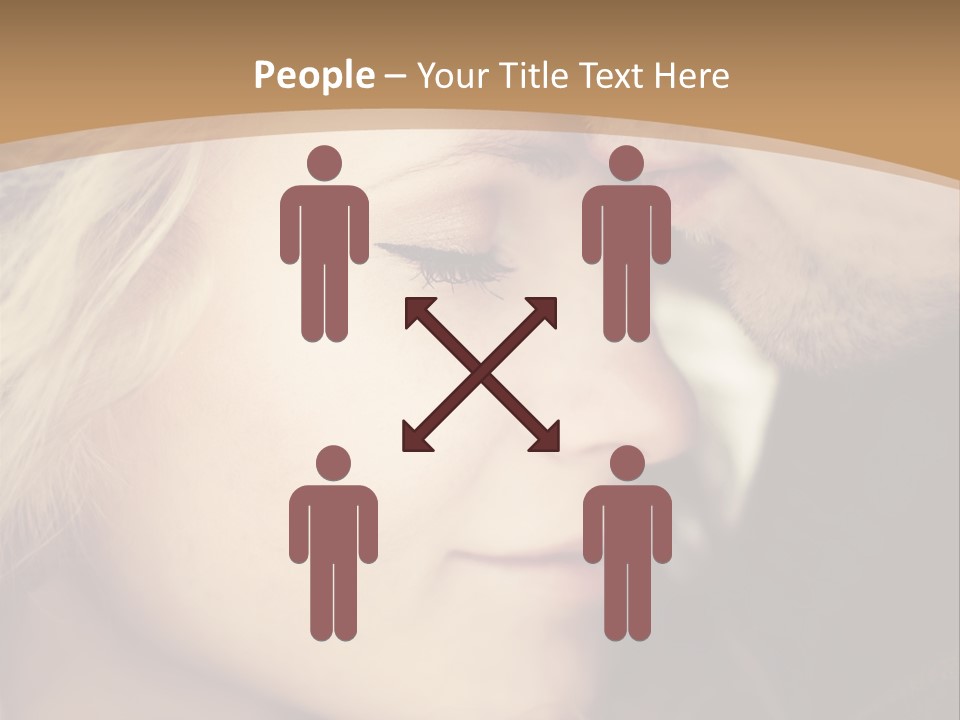 A Man And A Woman Are Looking At Each Other PowerPoint Template