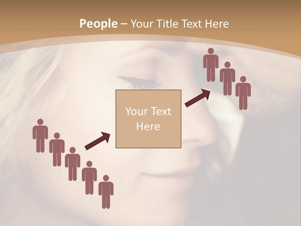 A Man And A Woman Are Looking At Each Other PowerPoint Template
