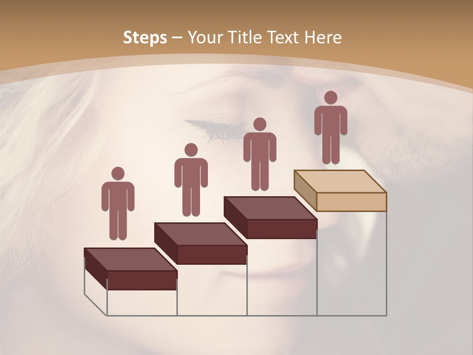 A Man And A Woman Are Looking At Each Other PowerPoint Template