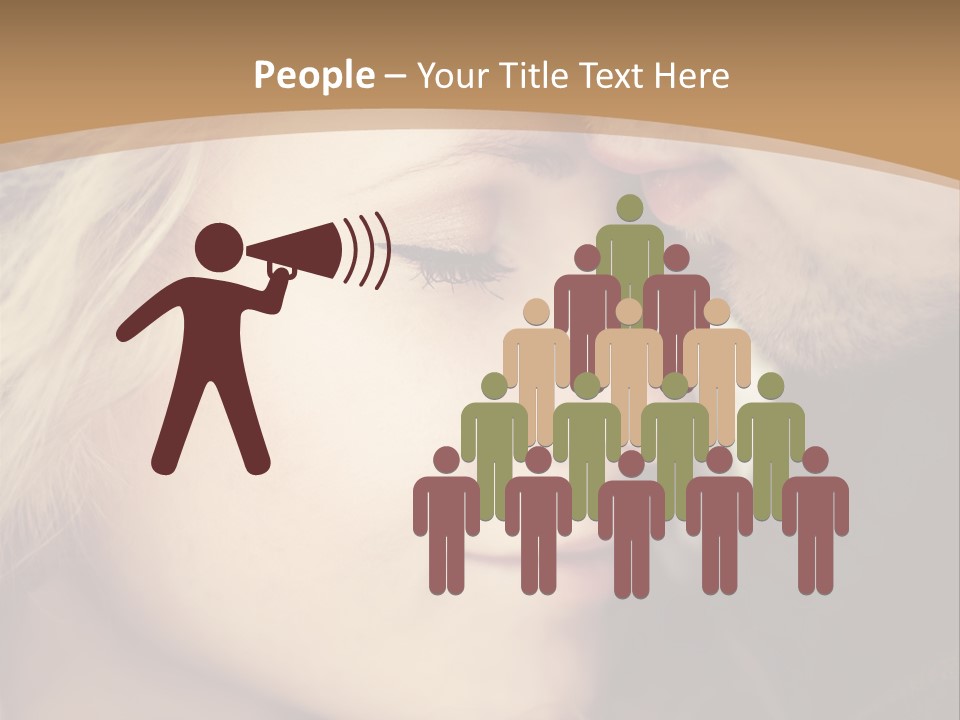 A Man And A Woman Are Looking At Each Other PowerPoint Template