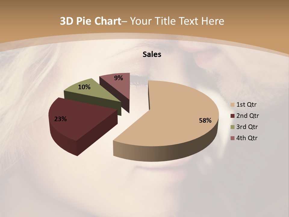 A Man And A Woman Are Looking At Each Other PowerPoint Template