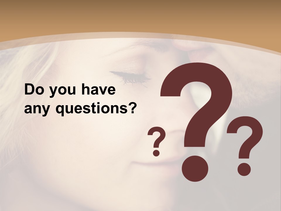 A Man And A Woman Are Looking At Each Other PowerPoint Template