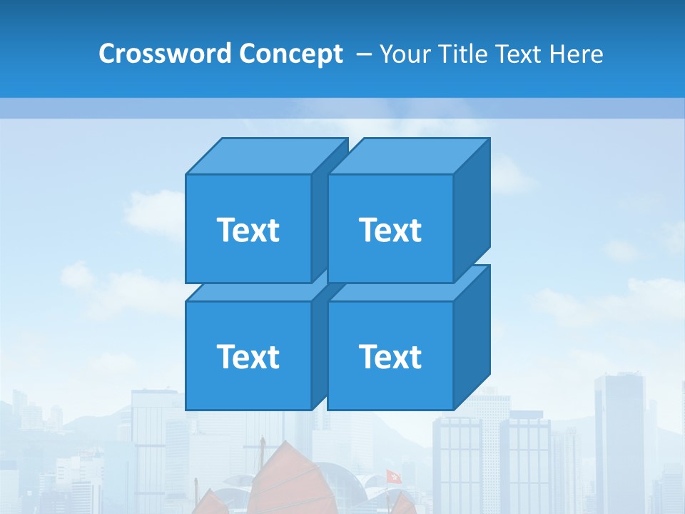 A Boat With Red Sails In A Body Of Water With A City In The Background PowerPoint Template