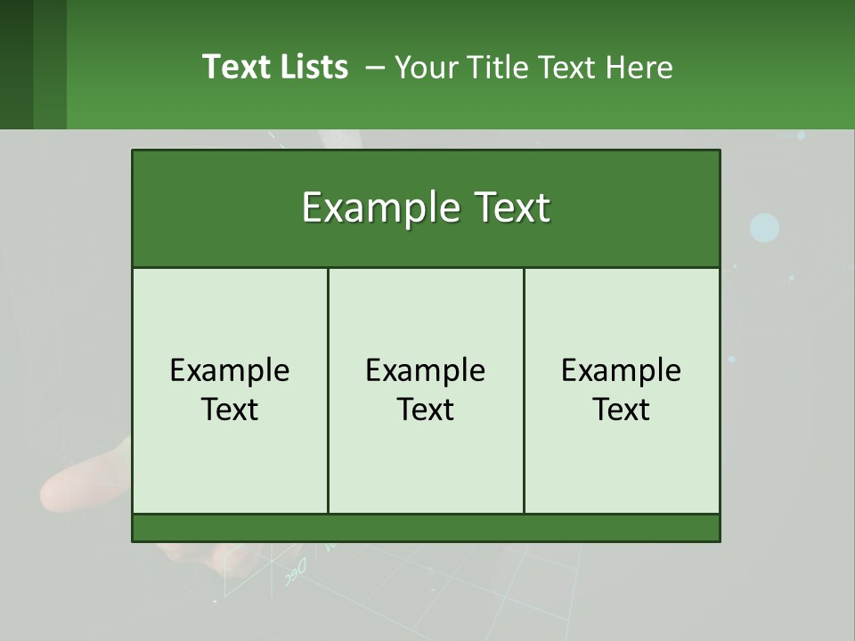 A Man In A Business Suit Holding A Green Business Card PowerPoint Template