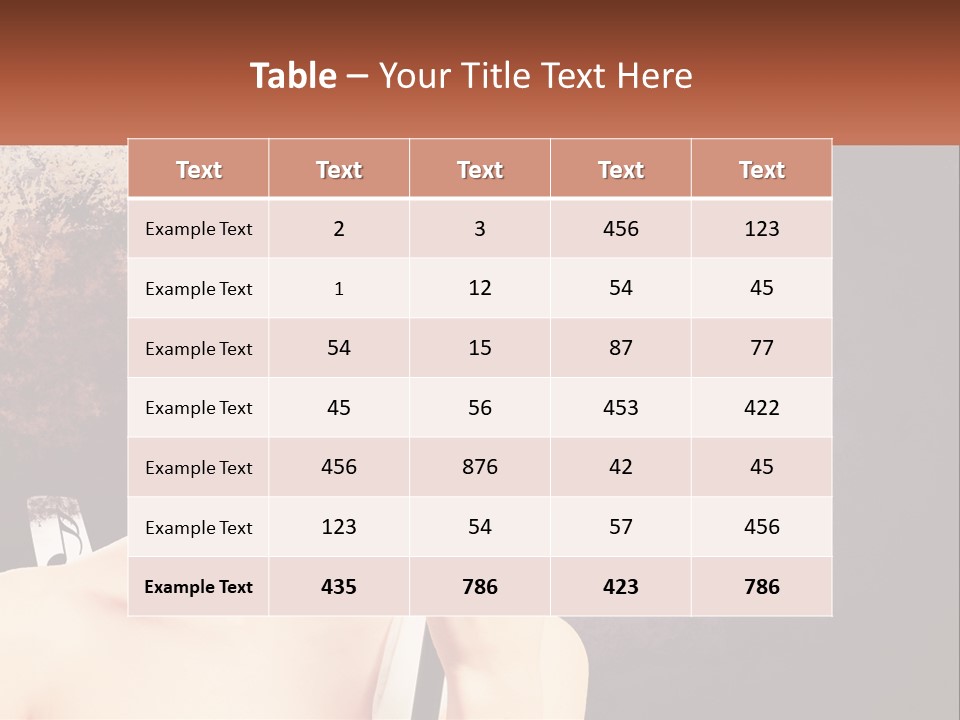 A Woman Holding A Microphone In Front Of Her Face PowerPoint Template