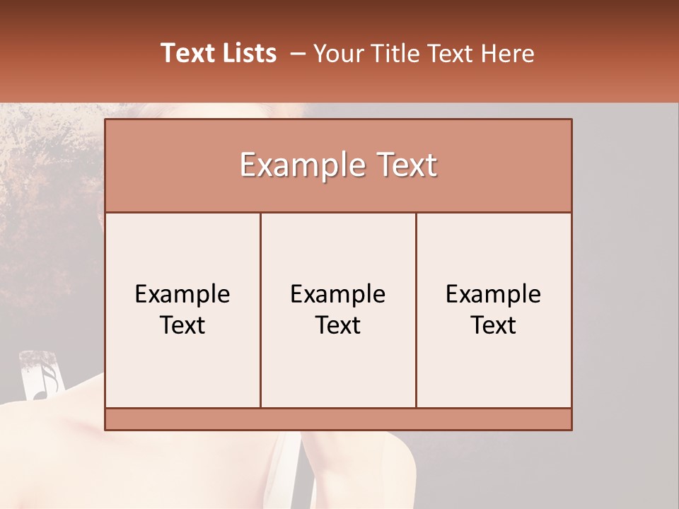 A Woman Holding A Microphone In Front Of Her Face PowerPoint Template