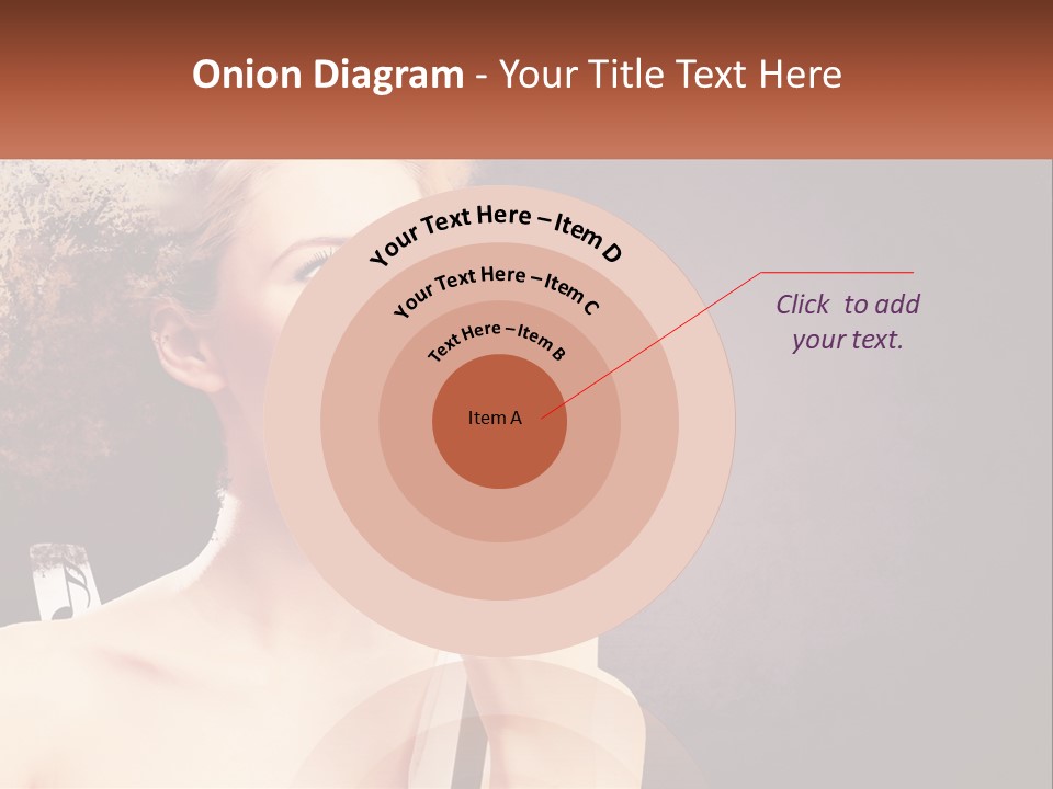 A Woman Holding A Microphone In Front Of Her Face PowerPoint Template