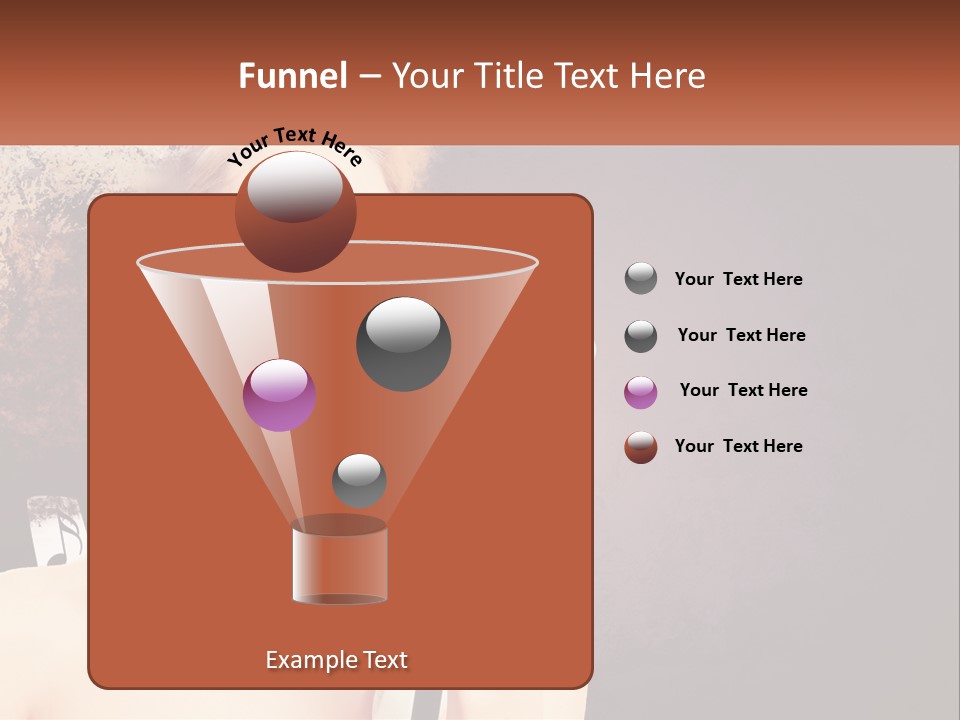 A Woman Holding A Microphone In Front Of Her Face PowerPoint Template