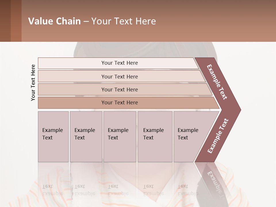 A Baby Wearing A Monkey Hat With A Name Tag PowerPoint Template