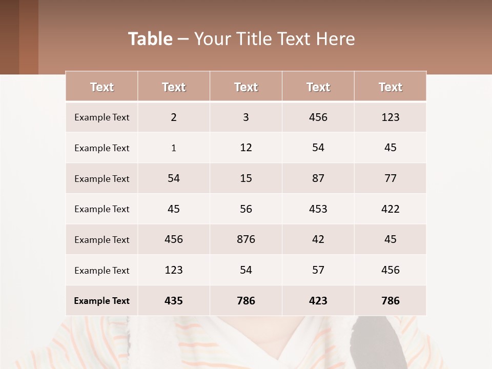 A Baby Wearing A Monkey Hat With A Name Tag PowerPoint Template