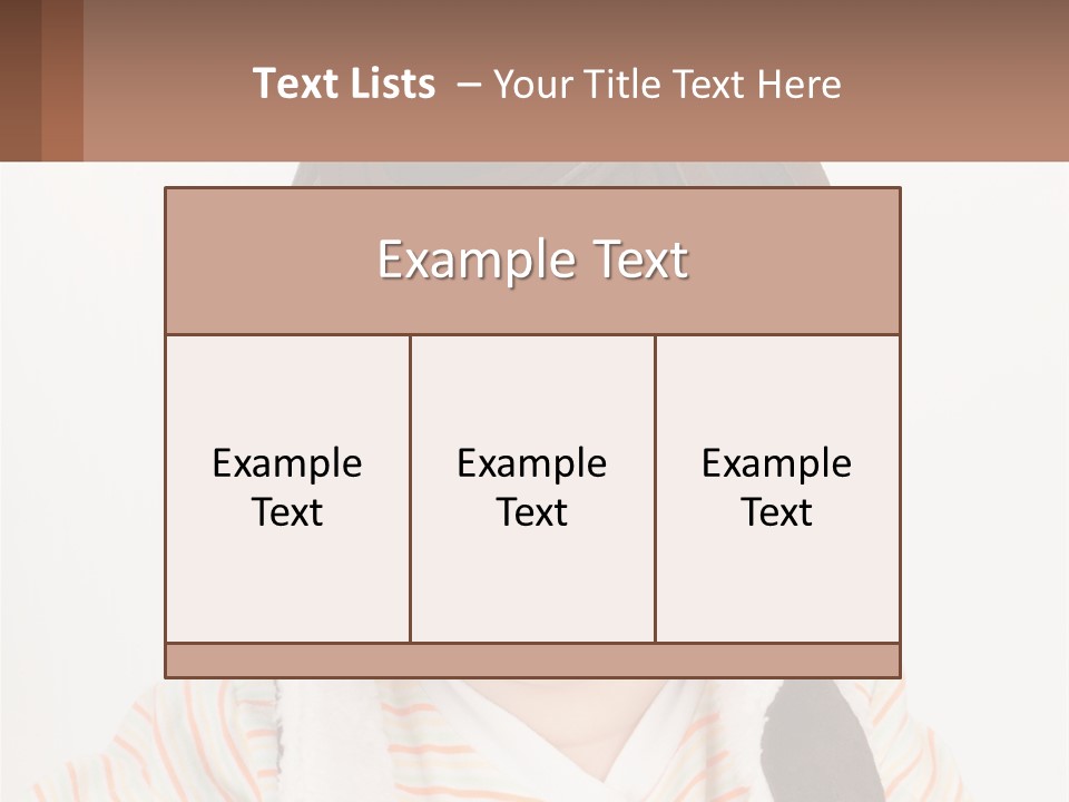 A Baby Wearing A Monkey Hat With A Name Tag PowerPoint Template