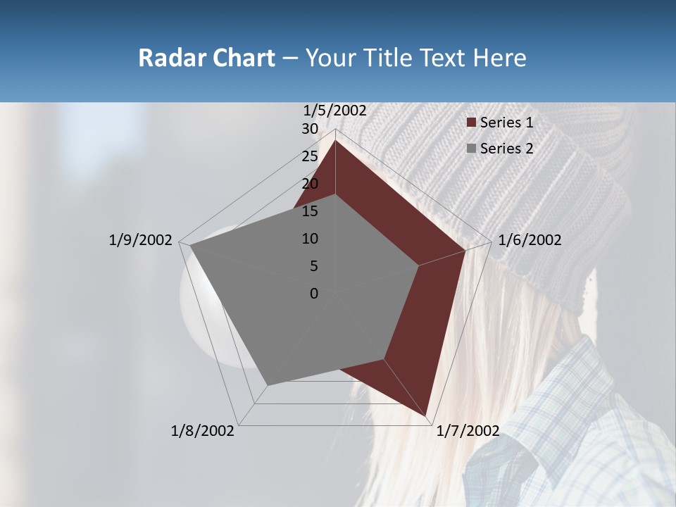 A Woman Blowing A Bubble Into Her Mouth PowerPoint Template