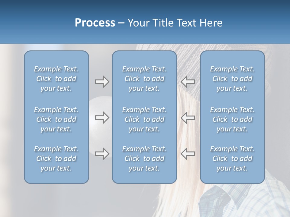 A Woman Blowing A Bubble Into Her Mouth PowerPoint Template