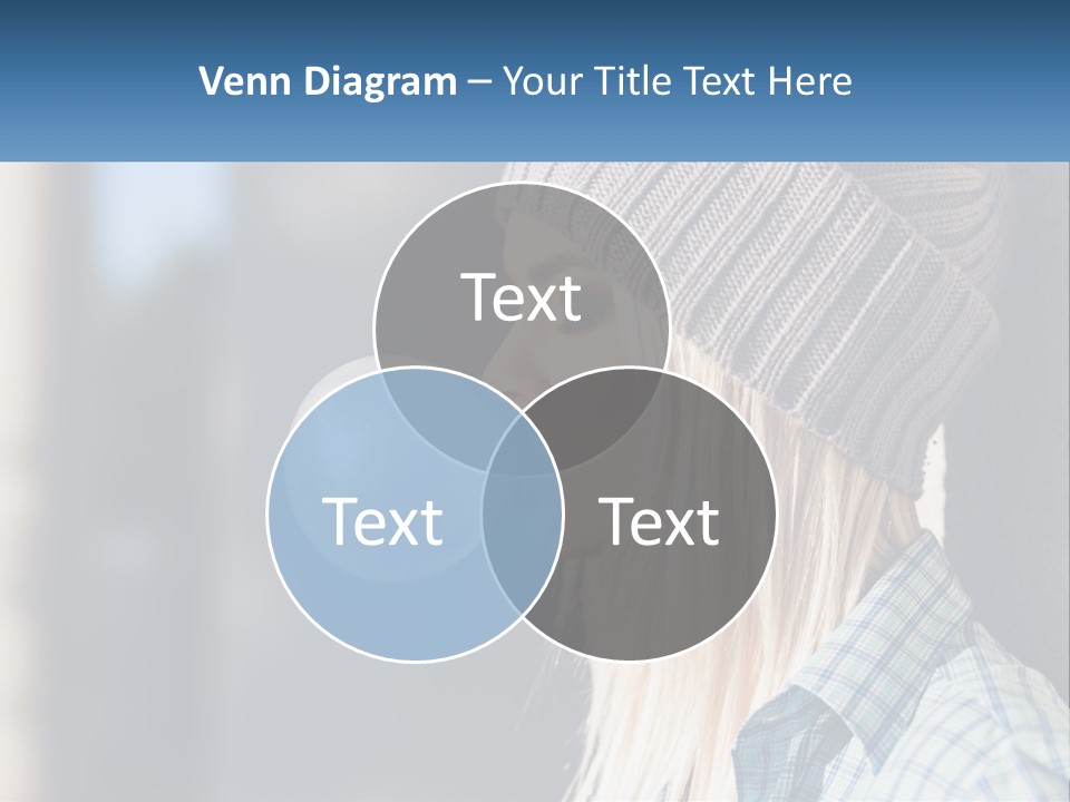 A Woman Blowing A Bubble Into Her Mouth PowerPoint Template