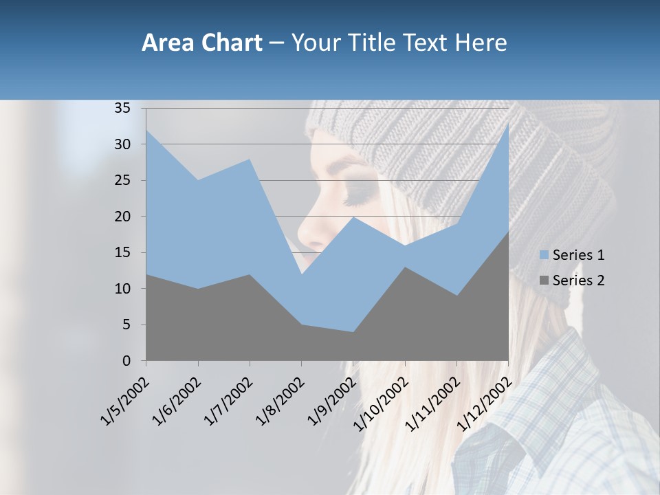 A Woman Blowing A Bubble Into Her Mouth PowerPoint Template