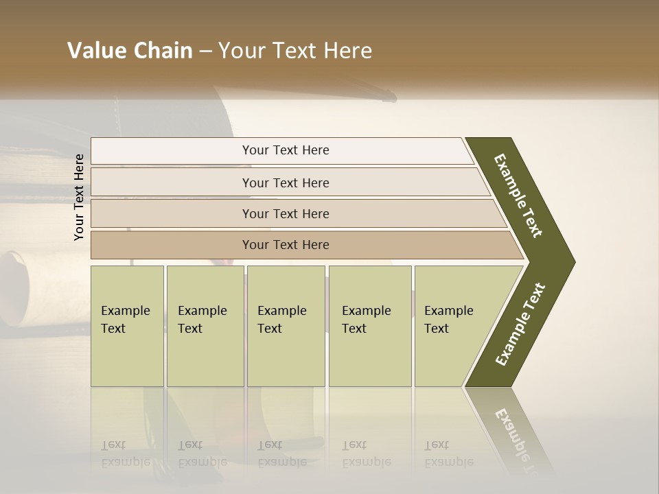 A Graduation Cap On Top Of A Stack Of Books PowerPoint Template