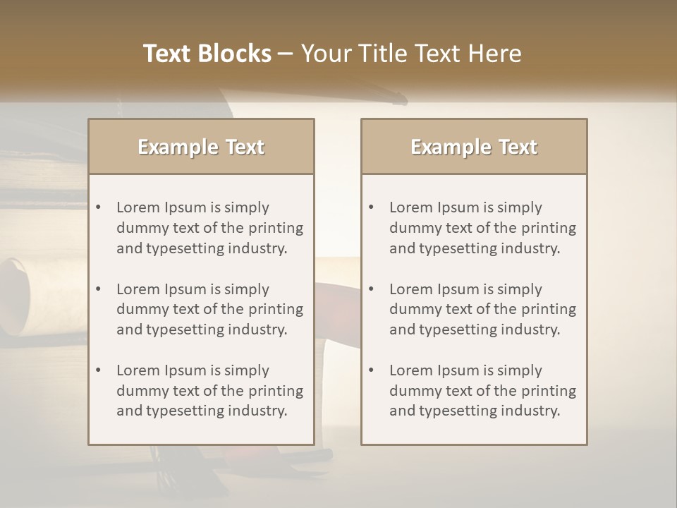 A Graduation Cap On Top Of A Stack Of Books PowerPoint Template