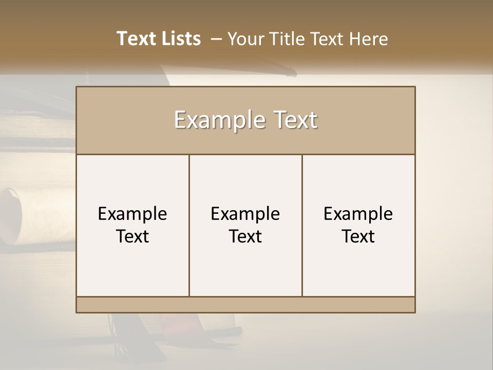 A Graduation Cap On Top Of A Stack Of Books PowerPoint Template