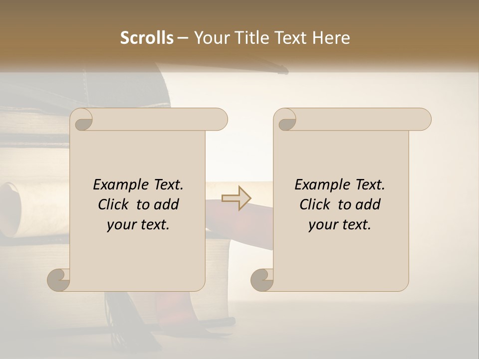 A Graduation Cap On Top Of A Stack Of Books PowerPoint Template