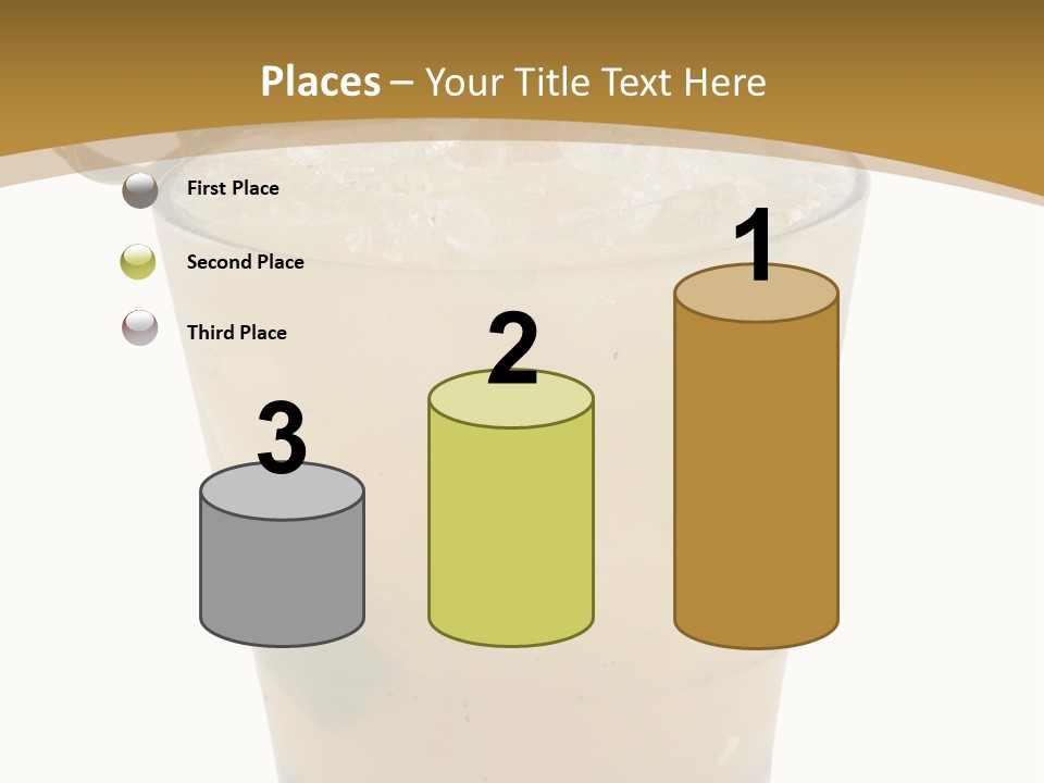 A Drink With A Garnish Garnish Garnish Garnish PowerPoint Template