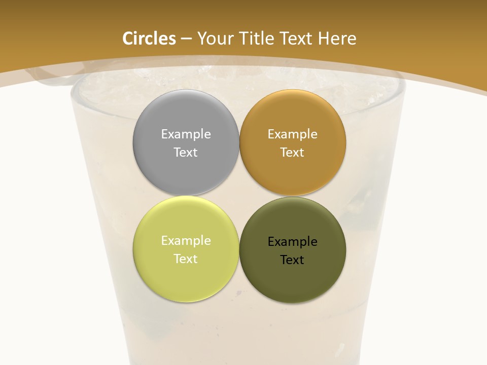 A Drink With A Garnish Garnish Garnish Garnish PowerPoint Template