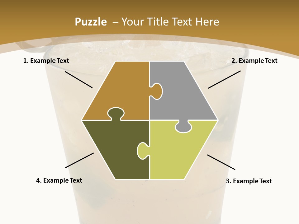 A Drink With A Garnish Garnish Garnish Garnish PowerPoint Template