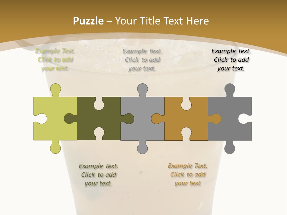 A Drink With A Garnish Garnish Garnish Garnish PowerPoint Template