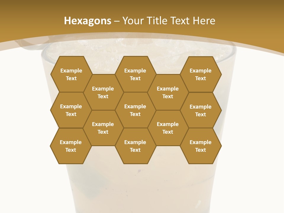 A Drink With A Garnish Garnish Garnish Garnish PowerPoint Template