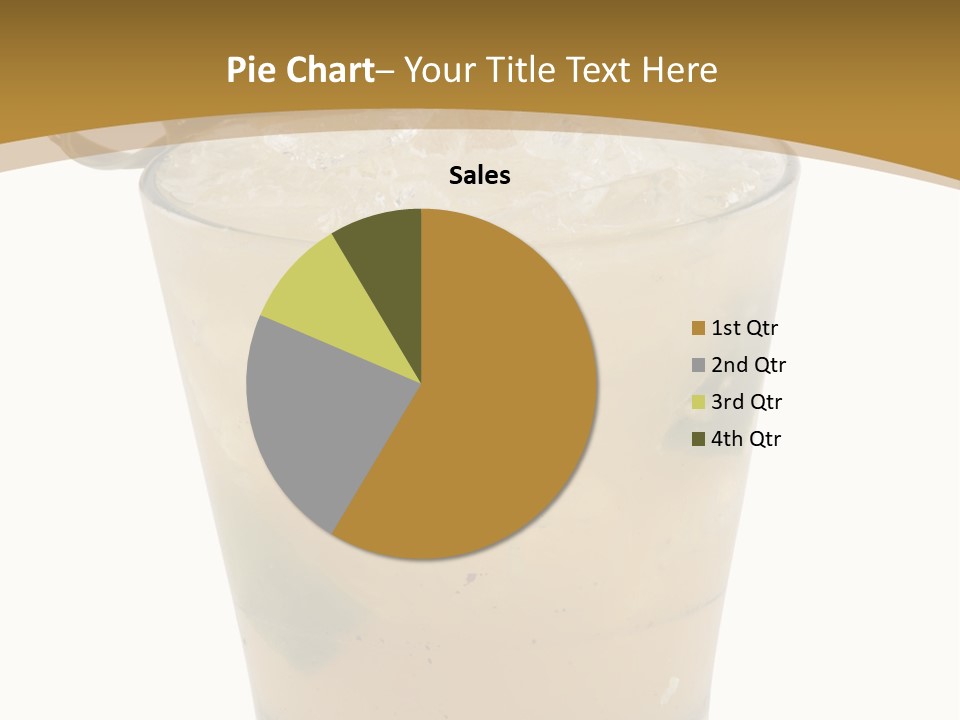 A Drink With A Garnish Garnish Garnish Garnish PowerPoint Template
