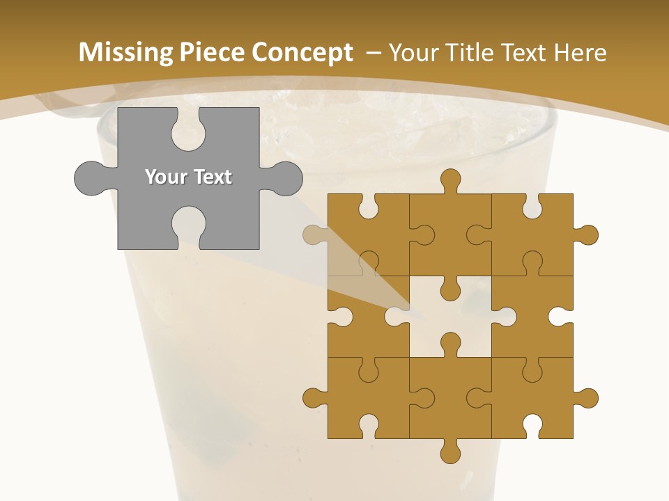 A Drink With A Garnish Garnish Garnish Garnish PowerPoint Template