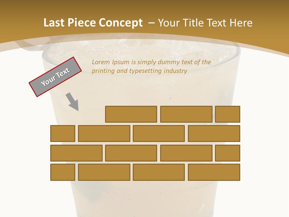 A Drink With A Garnish Garnish Garnish Garnish PowerPoint Template