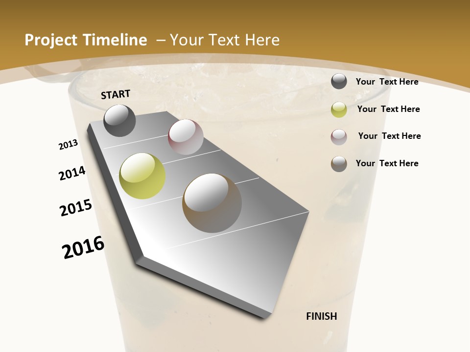 A Drink With A Garnish Garnish Garnish Garnish PowerPoint Template