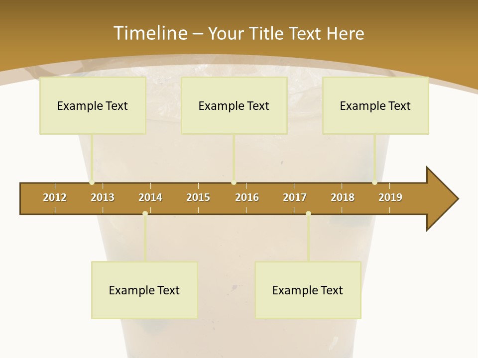 A Drink With A Garnish Garnish Garnish Garnish PowerPoint Template