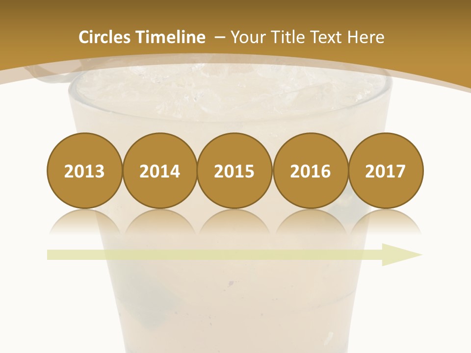 A Drink With A Garnish Garnish Garnish Garnish PowerPoint Template