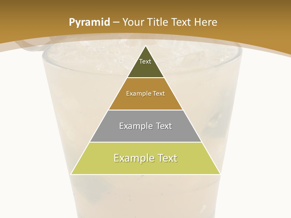 A Drink With A Garnish Garnish Garnish Garnish PowerPoint Template