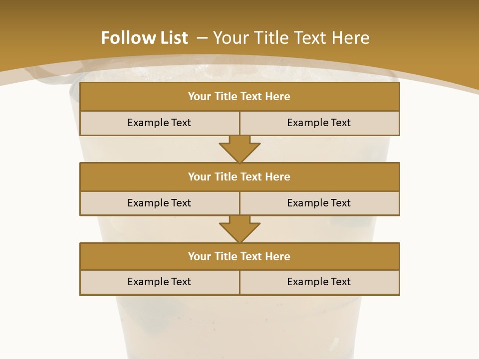 A Drink With A Garnish Garnish Garnish Garnish PowerPoint Template
