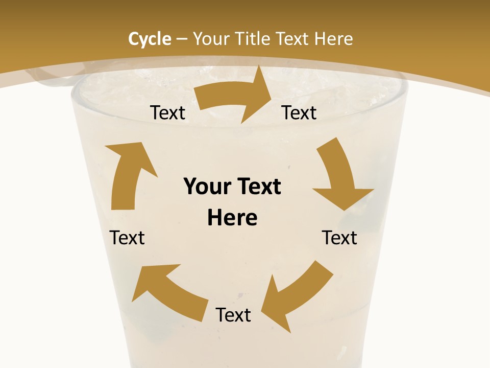 A Drink With A Garnish Garnish Garnish Garnish PowerPoint Template