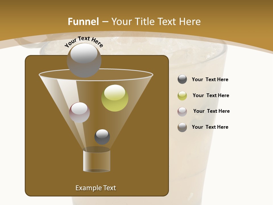 A Drink With A Garnish Garnish Garnish Garnish PowerPoint Template
