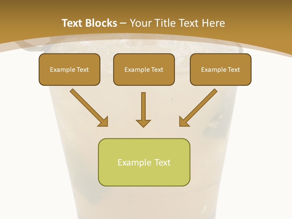 A Drink With A Garnish Garnish Garnish Garnish PowerPoint Template