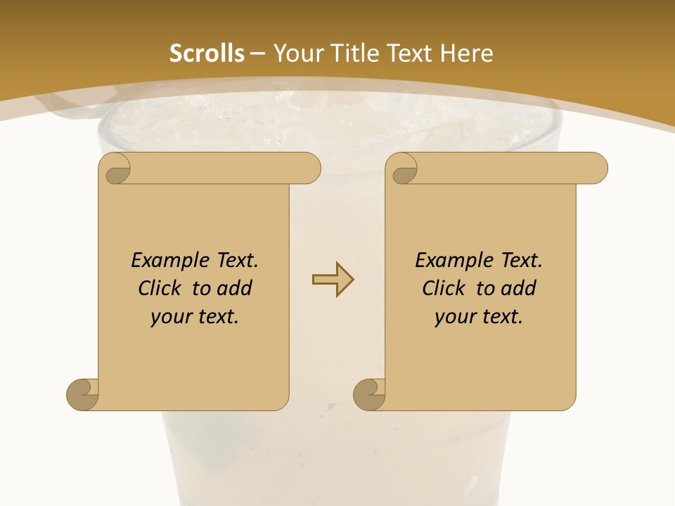 A Drink With A Garnish Garnish Garnish Garnish PowerPoint Template