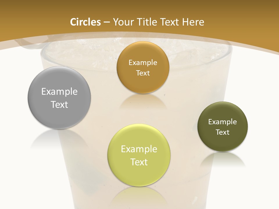 A Drink With A Garnish Garnish Garnish Garnish PowerPoint Template