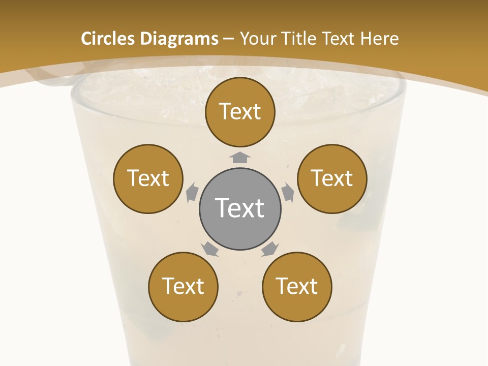 A Drink With A Garnish Garnish Garnish Garnish PowerPoint Template