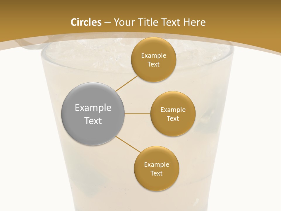 A Drink With A Garnish Garnish Garnish Garnish PowerPoint Template