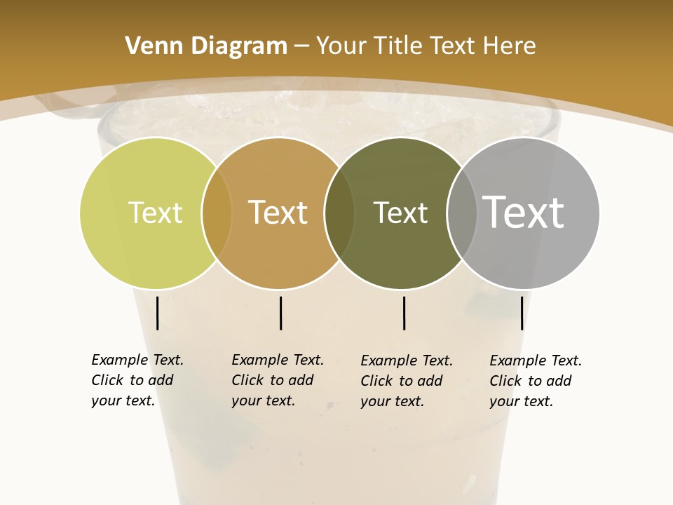 A Drink With A Garnish Garnish Garnish Garnish PowerPoint Template