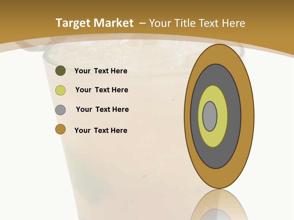 A Drink With A Garnish Garnish Garnish Garnish PowerPoint Template