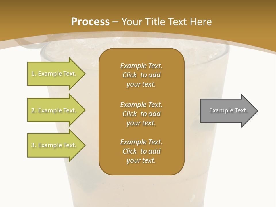 A Drink With A Garnish Garnish Garnish Garnish PowerPoint Template