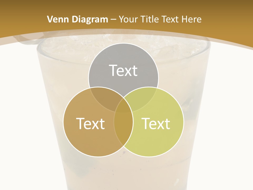 A Drink With A Garnish Garnish Garnish Garnish PowerPoint Template