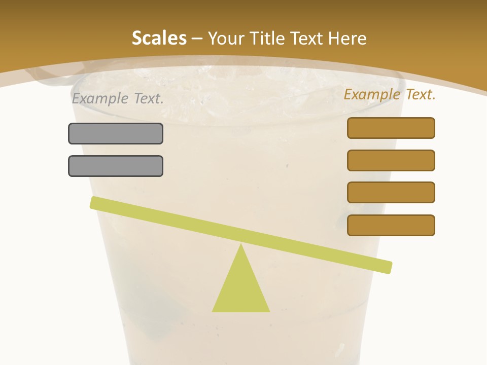 A Drink With A Garnish Garnish Garnish Garnish PowerPoint Template