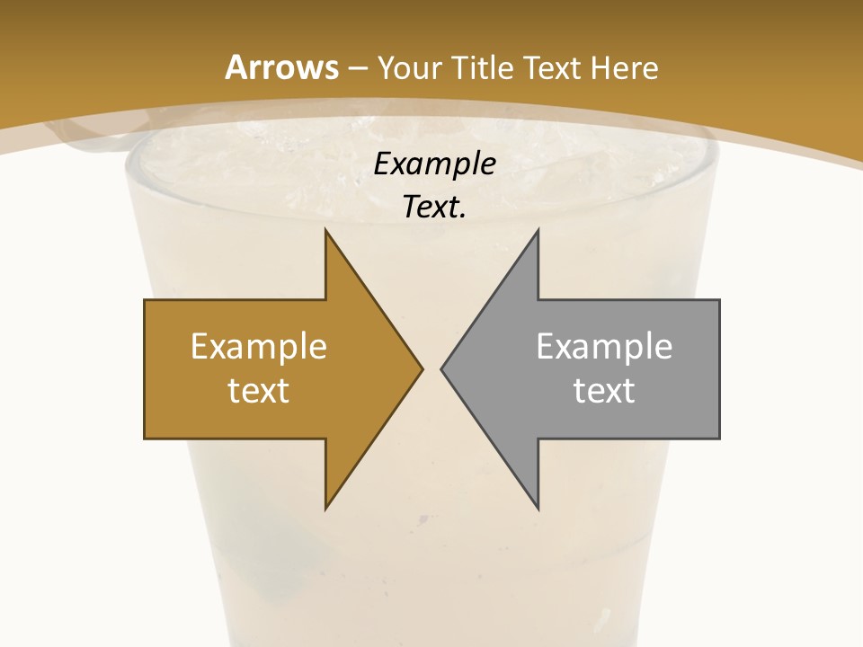 A Drink With A Garnish Garnish Garnish Garnish PowerPoint Template