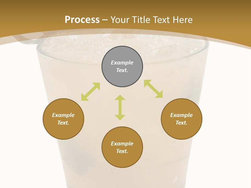 A Drink With A Garnish Garnish Garnish Garnish PowerPoint Template